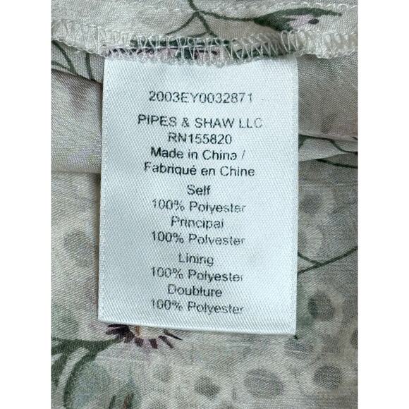 Veronica Beard Balsam Eyelet Floral Chiffon Maxi Dress Size 8 - Picture 7 of 10